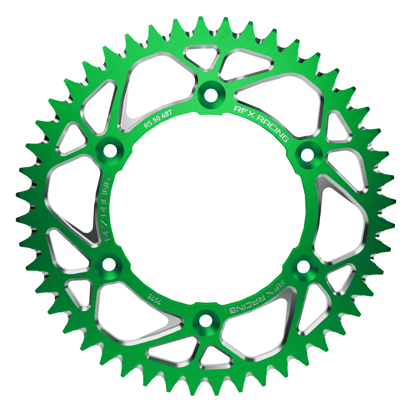 ALUMINUM REAR SPROCKET 44T GREEN KAW