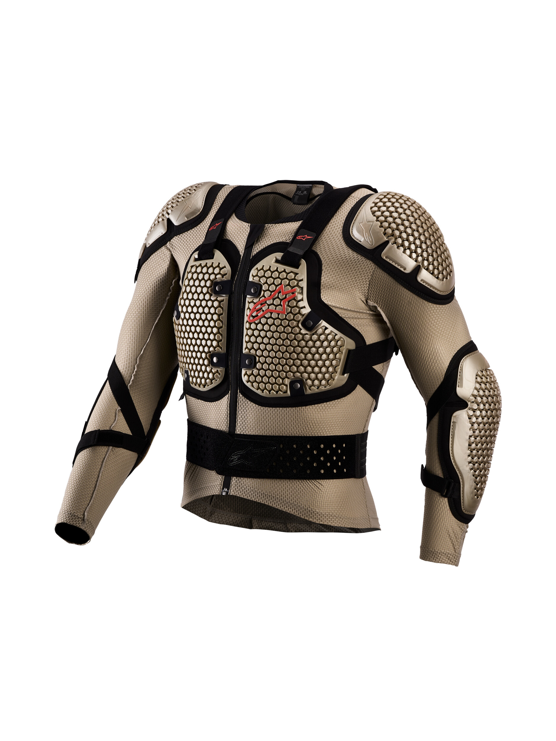 BIONIC ACTION V3 PRTCTN JACKET ALUMINUM/BLK/RED FLUO 2X