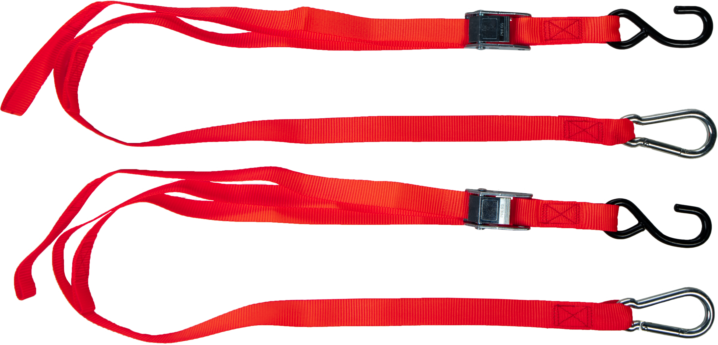 1" X 6' TIE-DOWN SOFT-TIE RED 2/PK