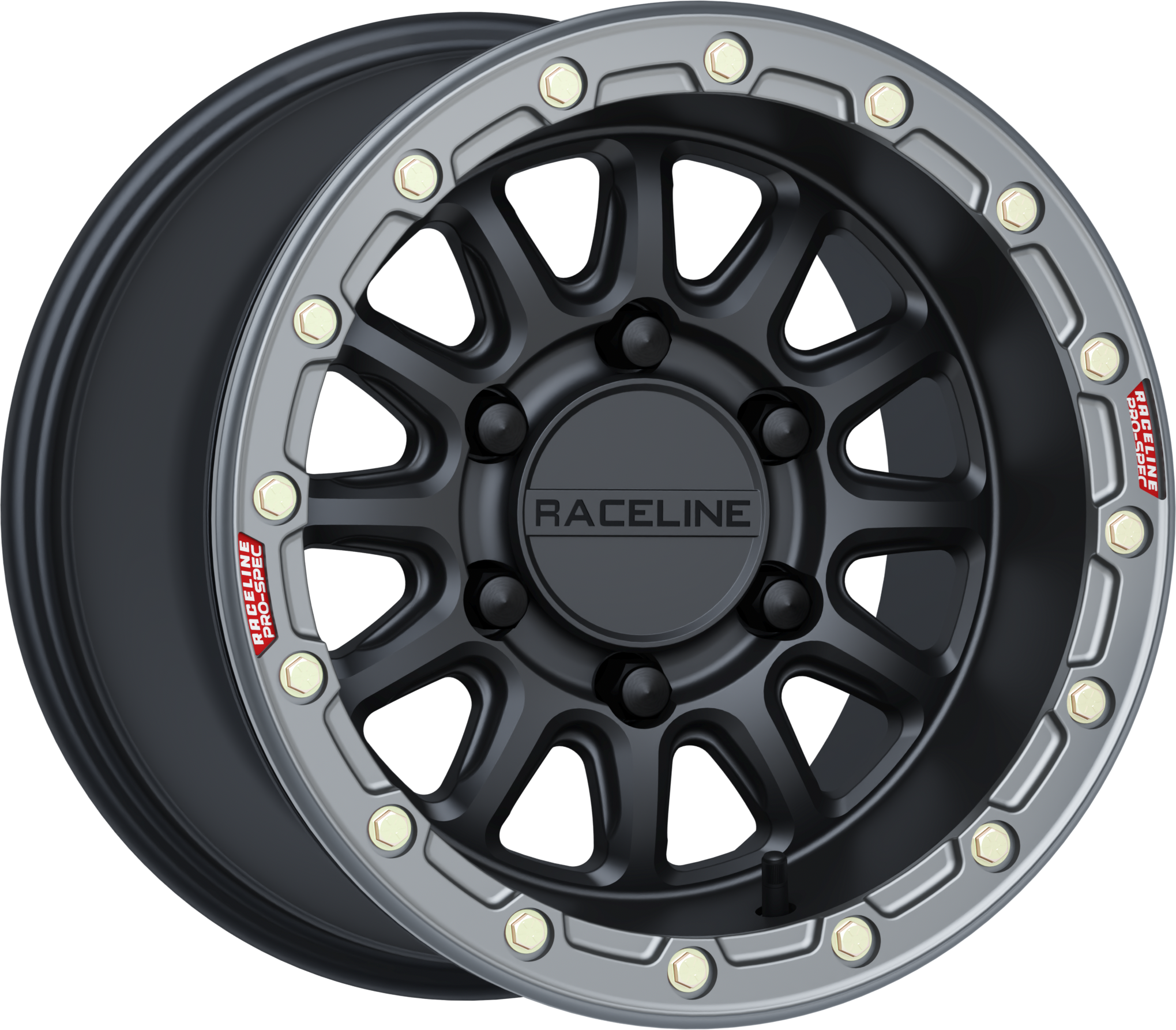 ALPHA WHEEL 6/5.5 BLK/GUNMETAL 15X10 (+25MM)
