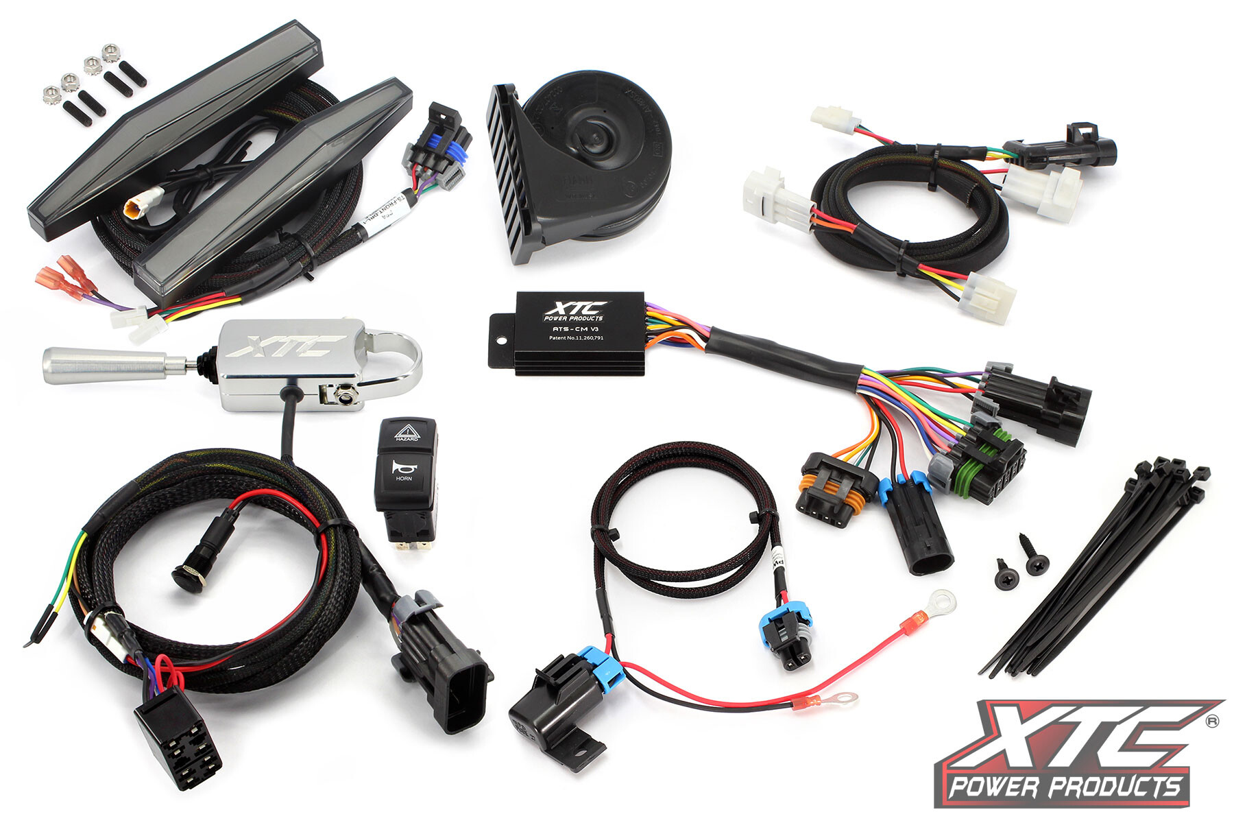 AUTO TURN SIGNAL KIT W/ BILLET LEVER AND FRONT DRL LIGHTS KAW