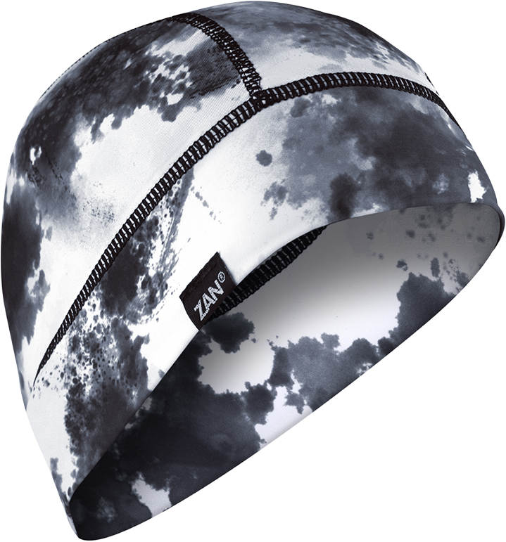 ARCHTECH LINER/BEANIE BLACK & WHITE TIE DYE