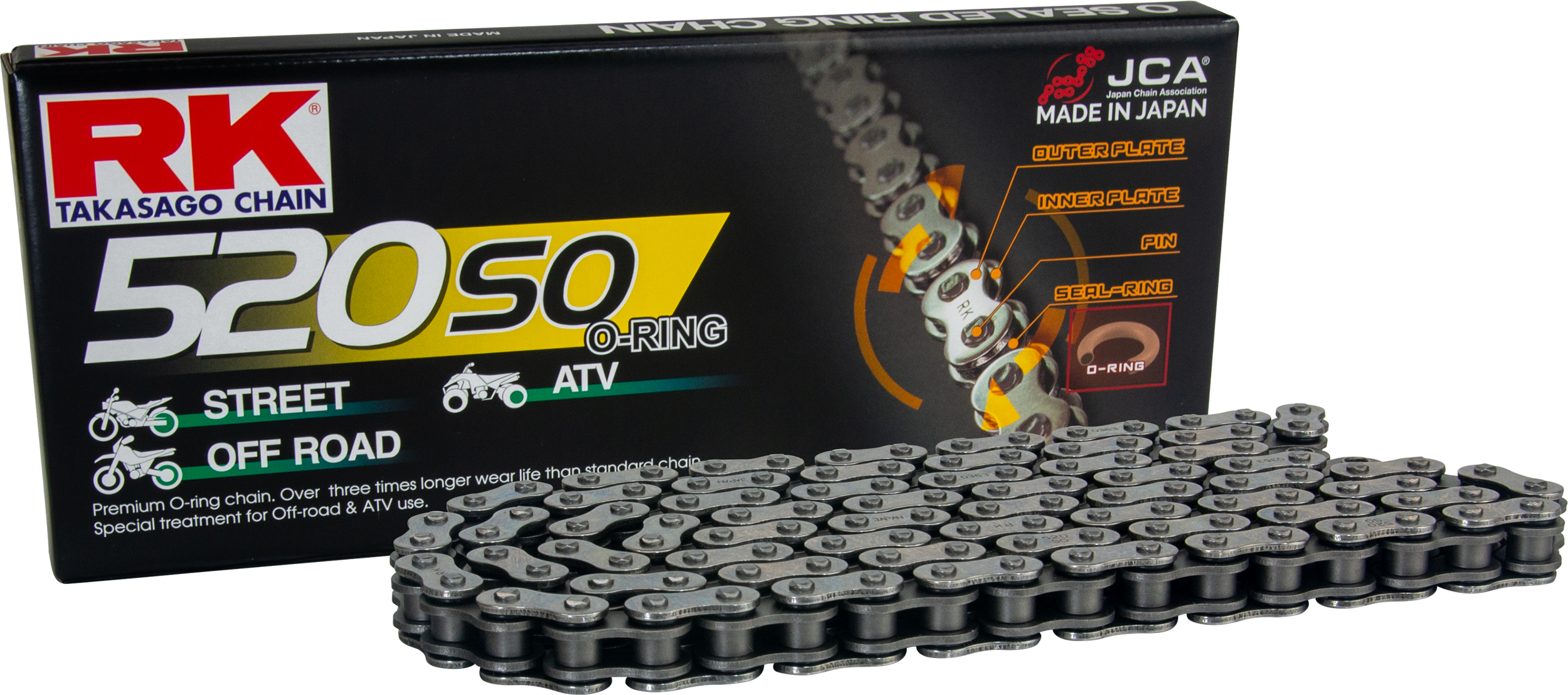 520SO DRIVE CHAIN STEEL 520 X 114