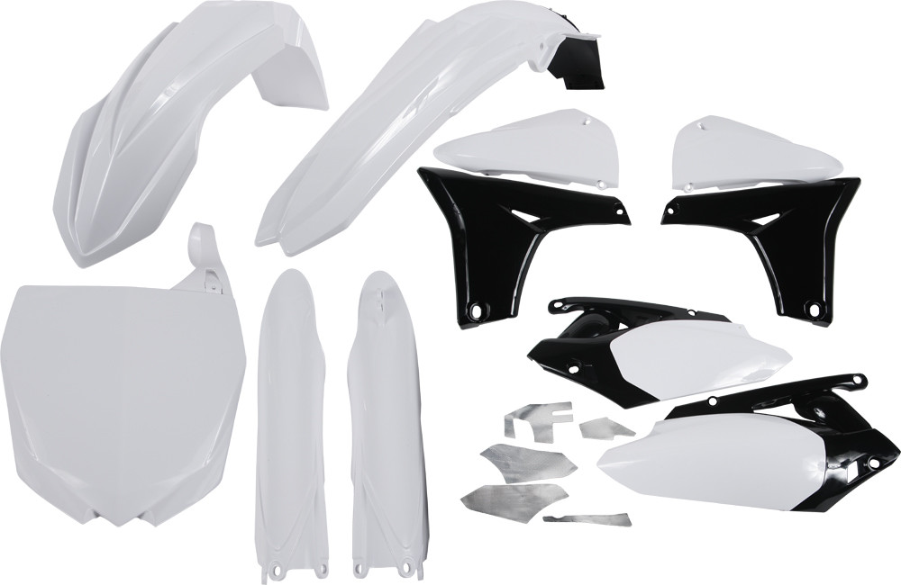 Acerbis Complete Plastic Fender Body Kit White/Black N/A