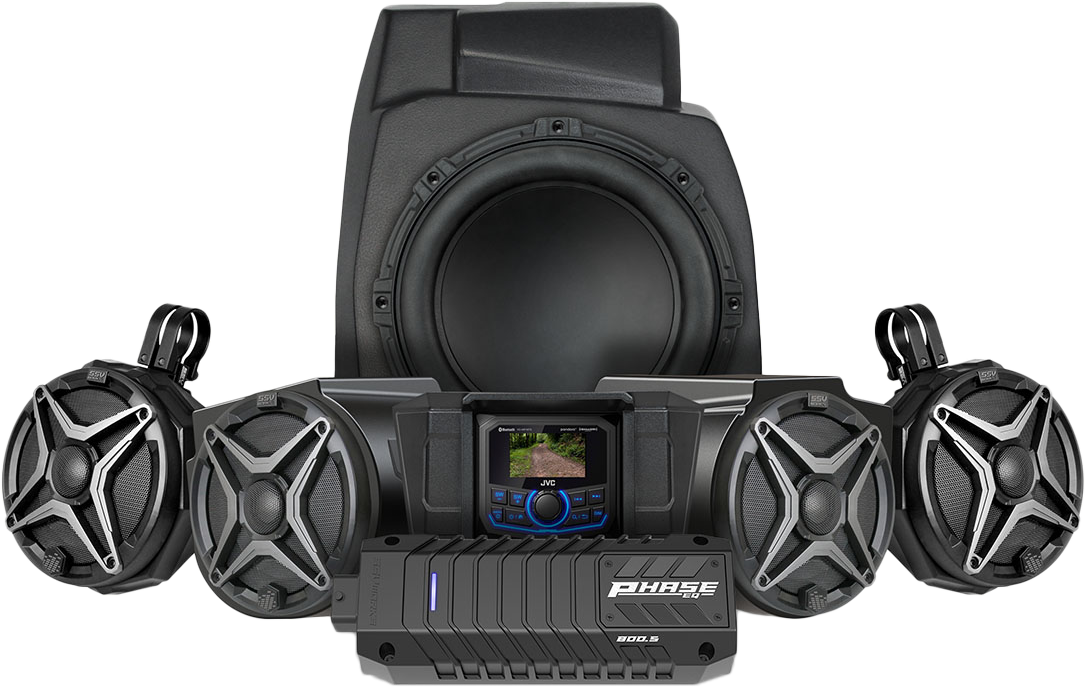 5 SPEAKER KIT W/ JVC CONTROLLER