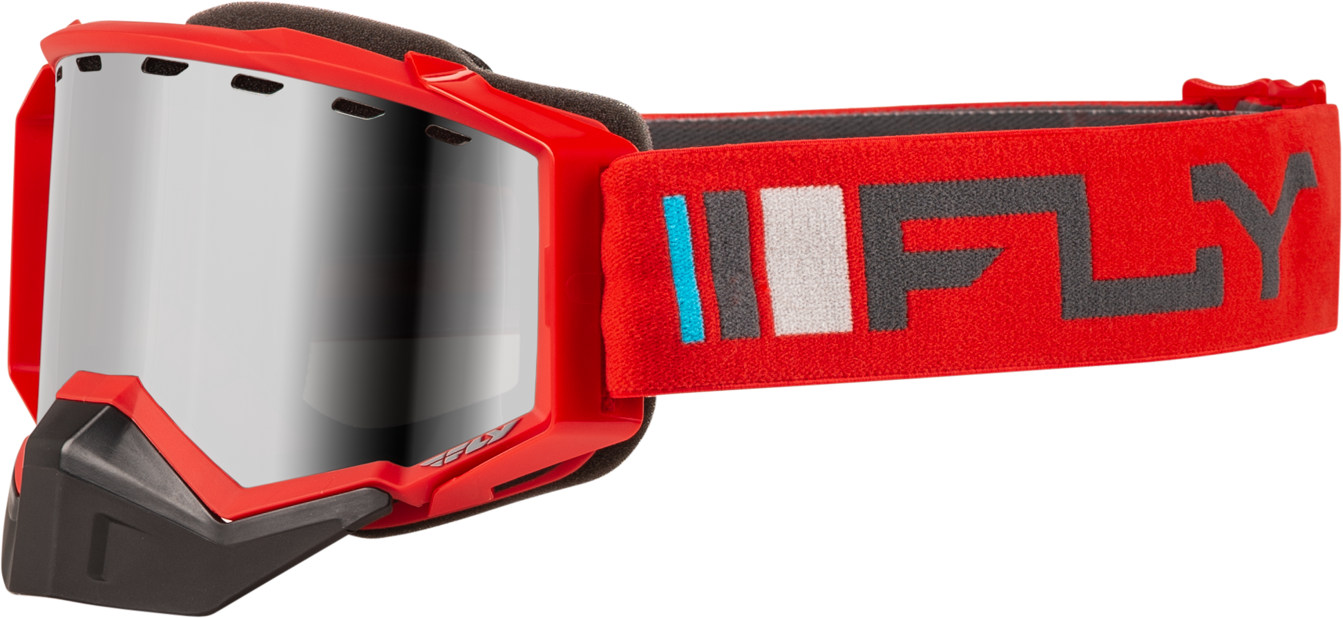 Red/Charcoal W/ Silver Mirror Smoke Lens