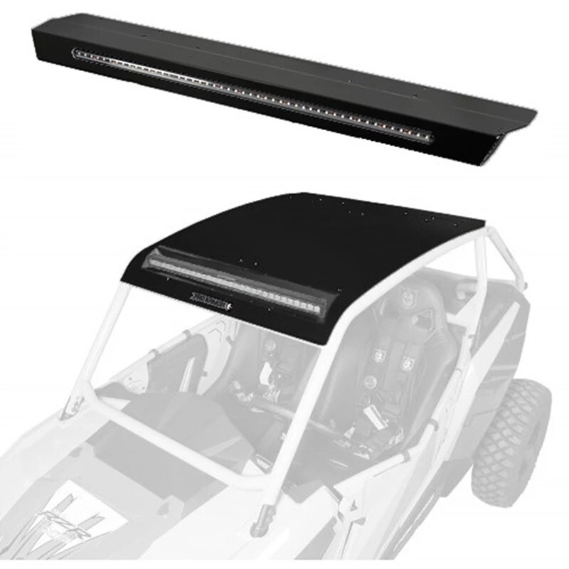 ASYLUM ROOF W/REAR LIGHT & LIGHT BAR PCKT BLACK