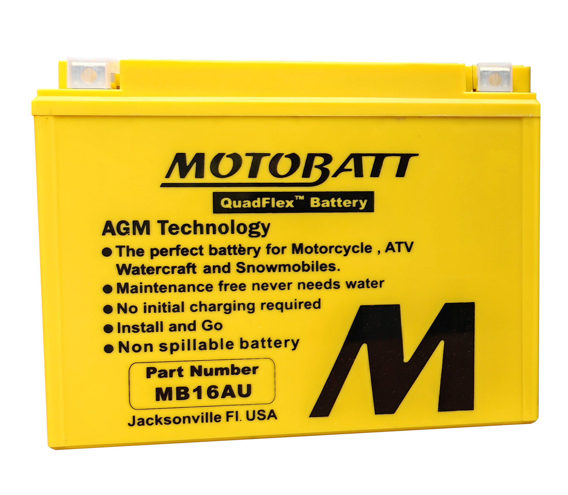 BATTERY MB16AU SEALED FACTORY ACTIVATED