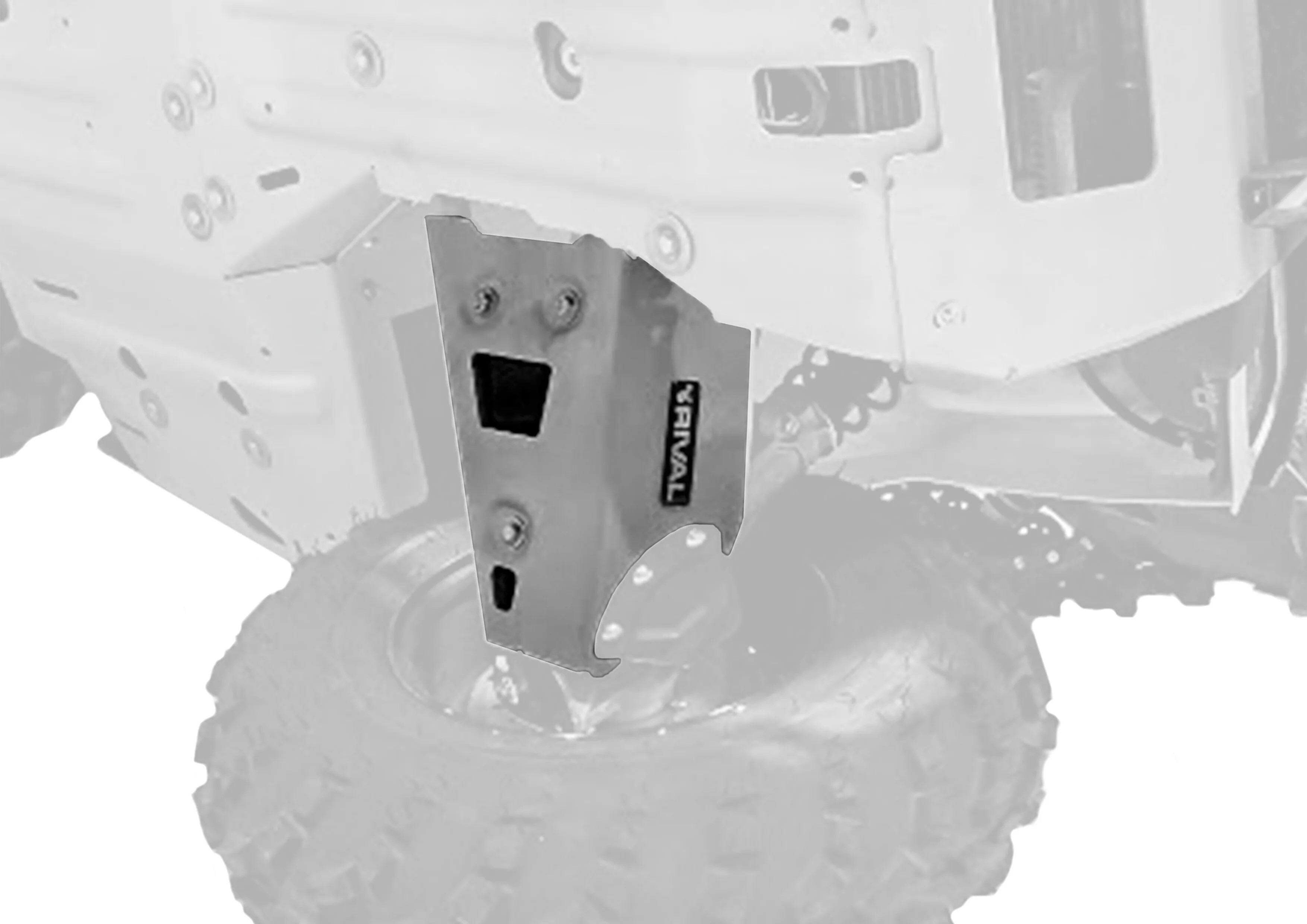ALLOY REAR A ARM GUARDS POL