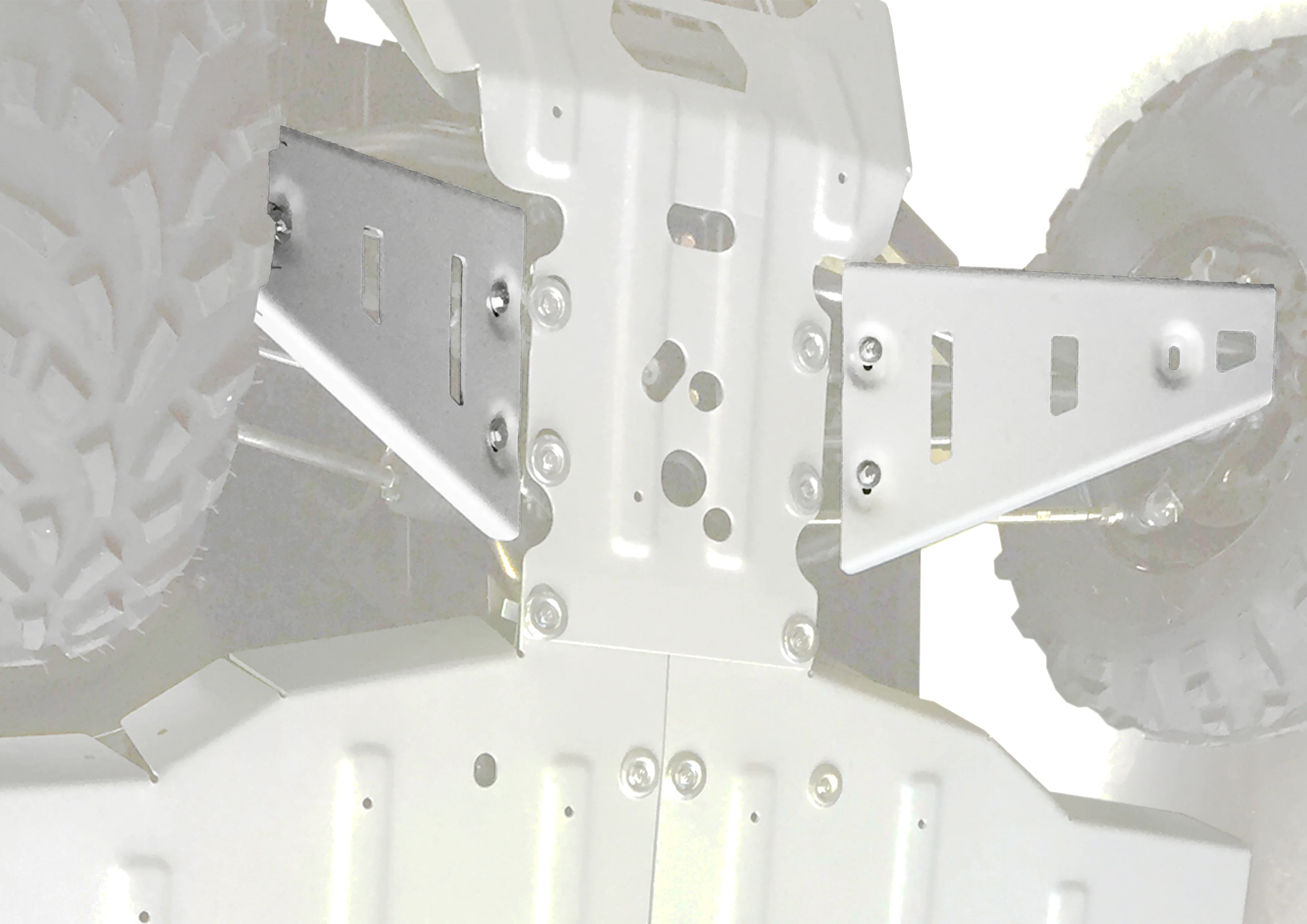 ALLOY FRONT A ARM GUARDS POL