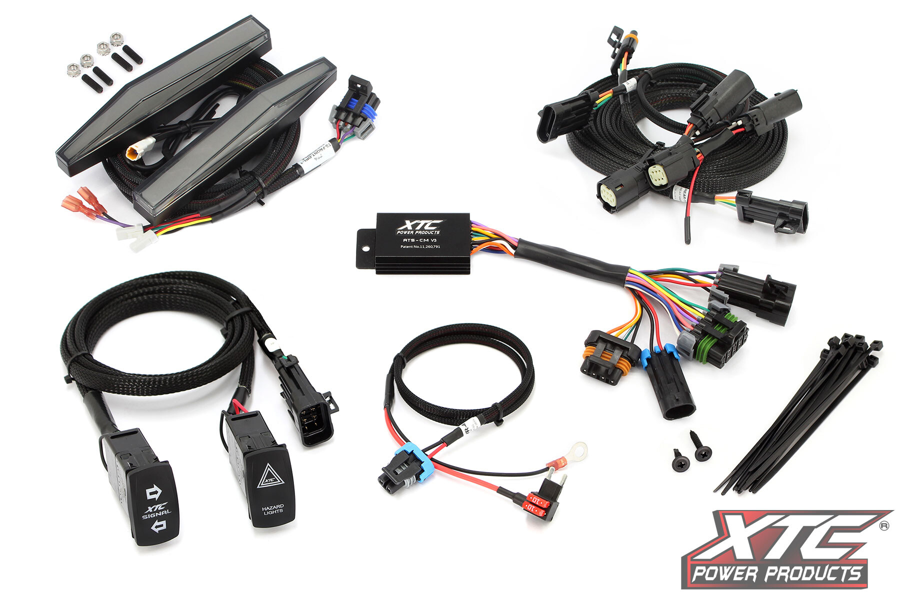 AUTO TURN SIGNAL KIT W/ HORN AND FRONT DRL LIGHTS CAN
