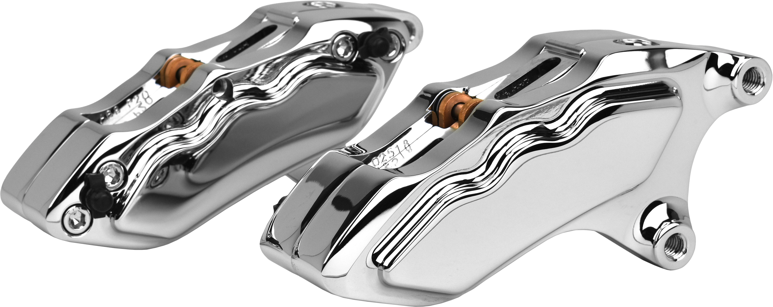6 PIST FRONT DUAL CALIPER KIT CHROME FOR 11.8" ROTOR