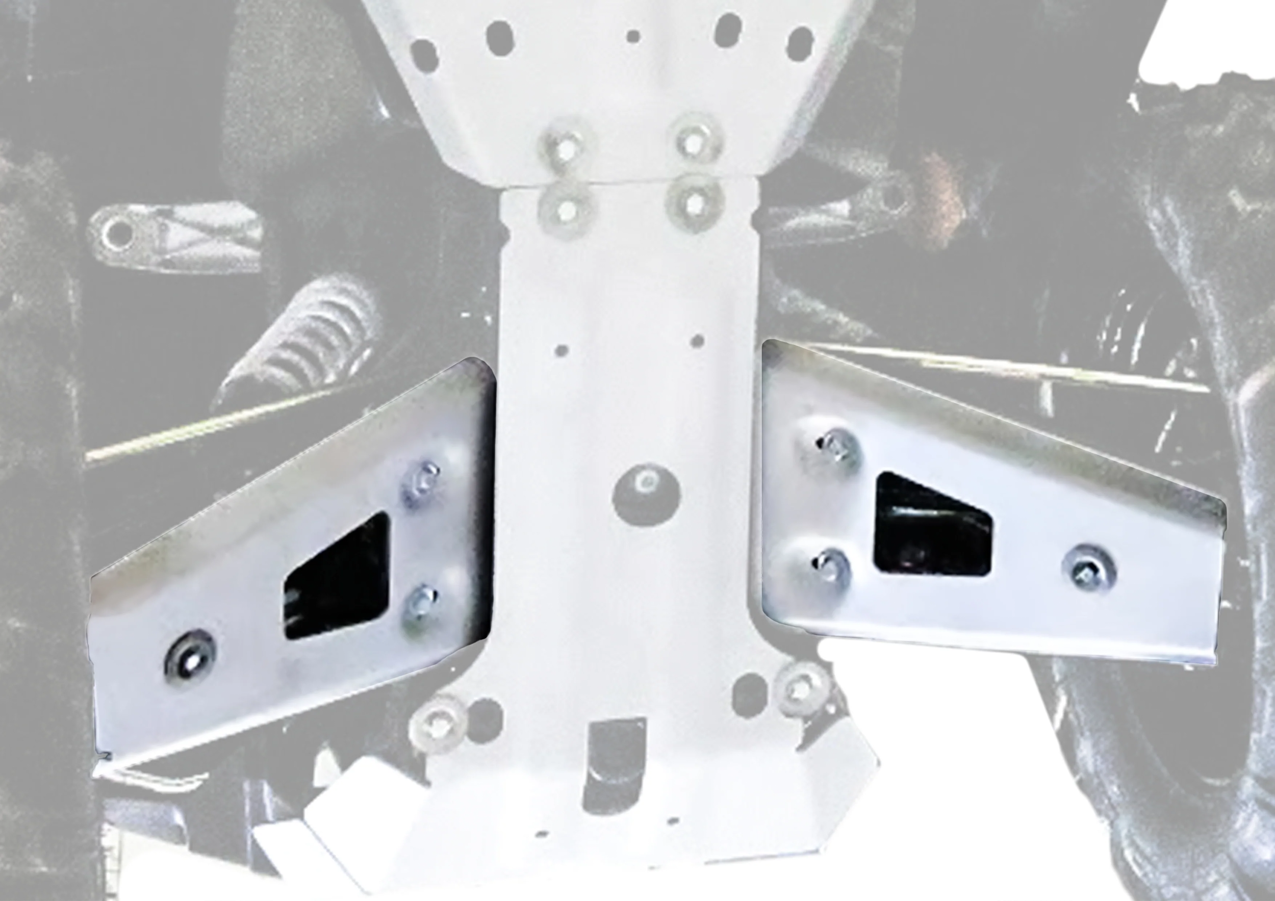 ALLOY REAR A ARM GUARDS POL