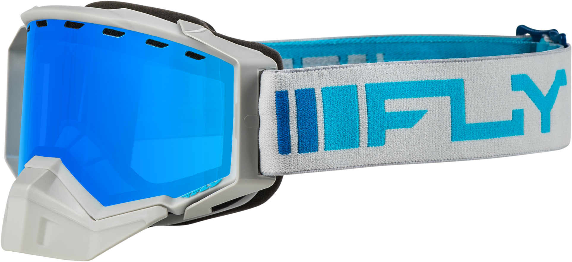 Silver/Blue W/ Sky Blue Mirror Blue Lens