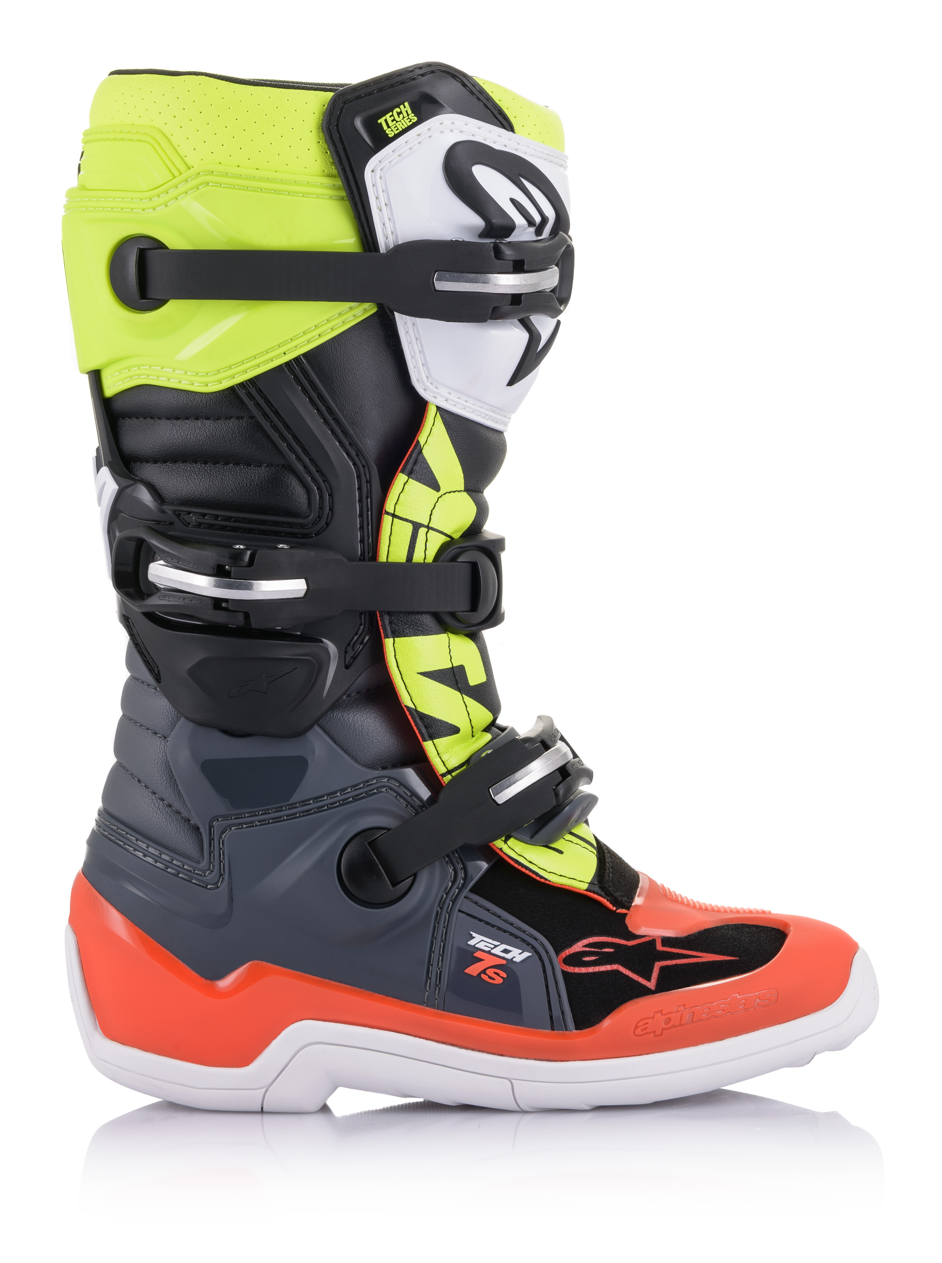 ALPINESTARS TECH 7S YOUTH MOTORCYCLE MX RIDING BOOTS - Picture 7 of 35