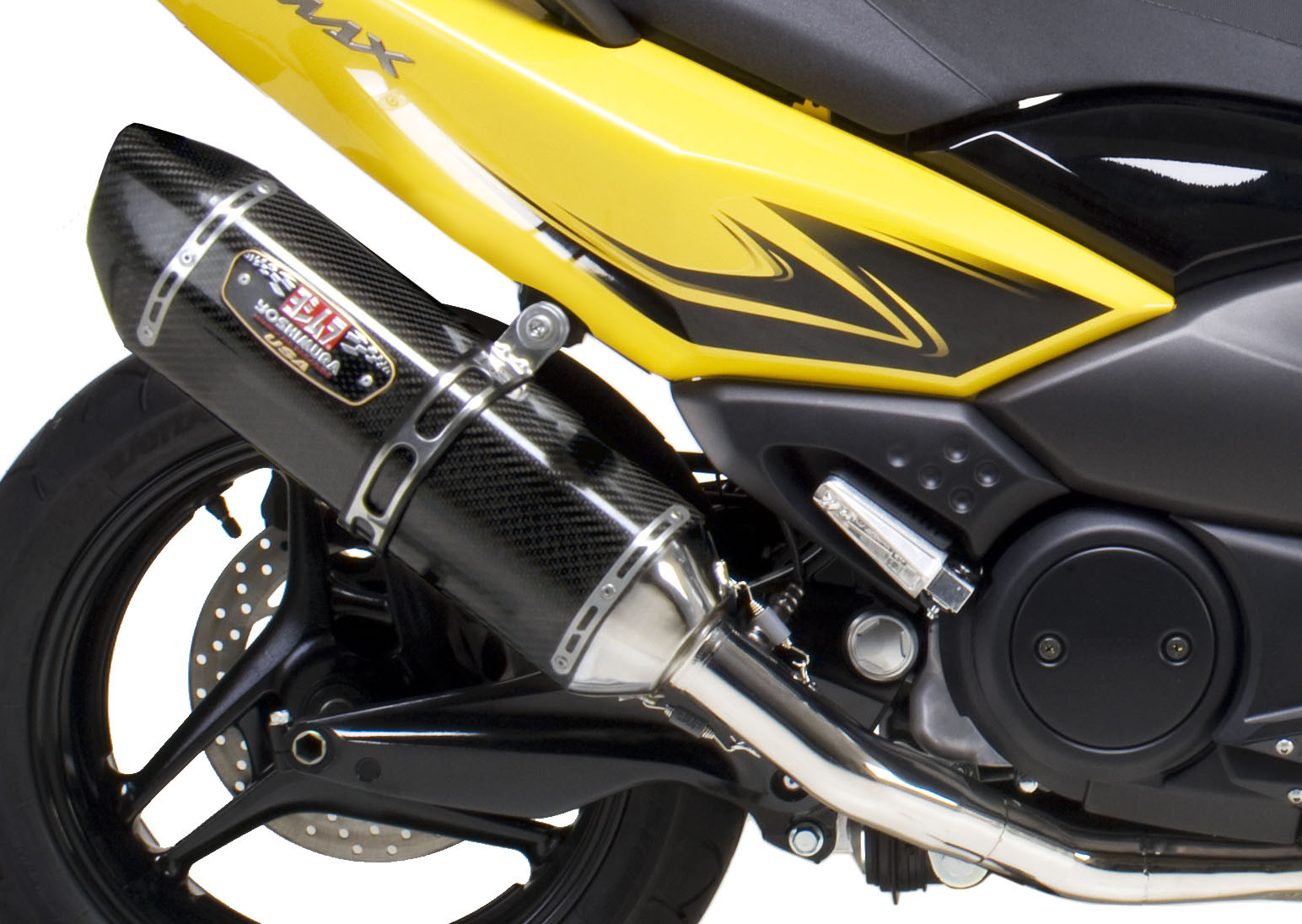 YOSHIMURA YAMAHA TMAX 500 08-11 RACE R-77 FULL EXHAUST