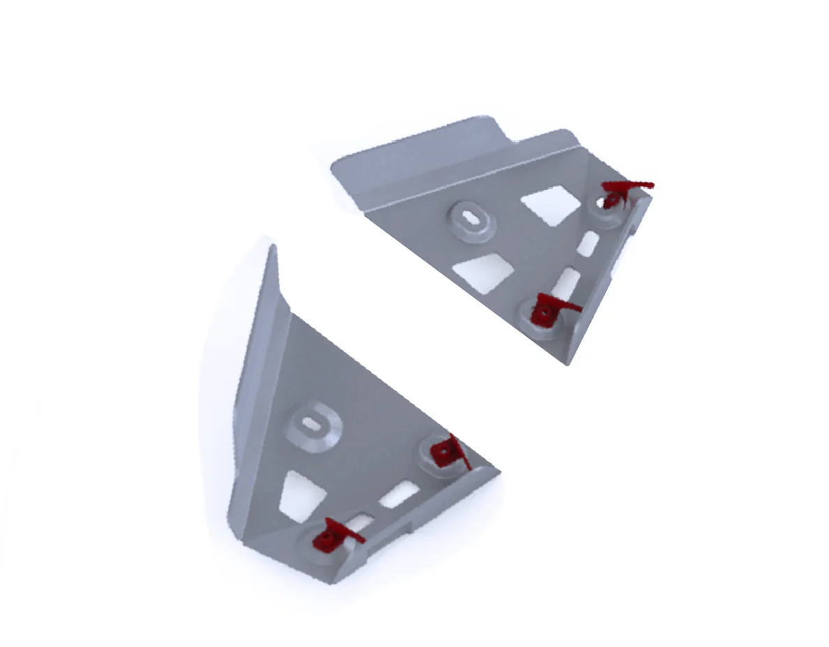 ALLOY FRONT A ARM GUARDS HON