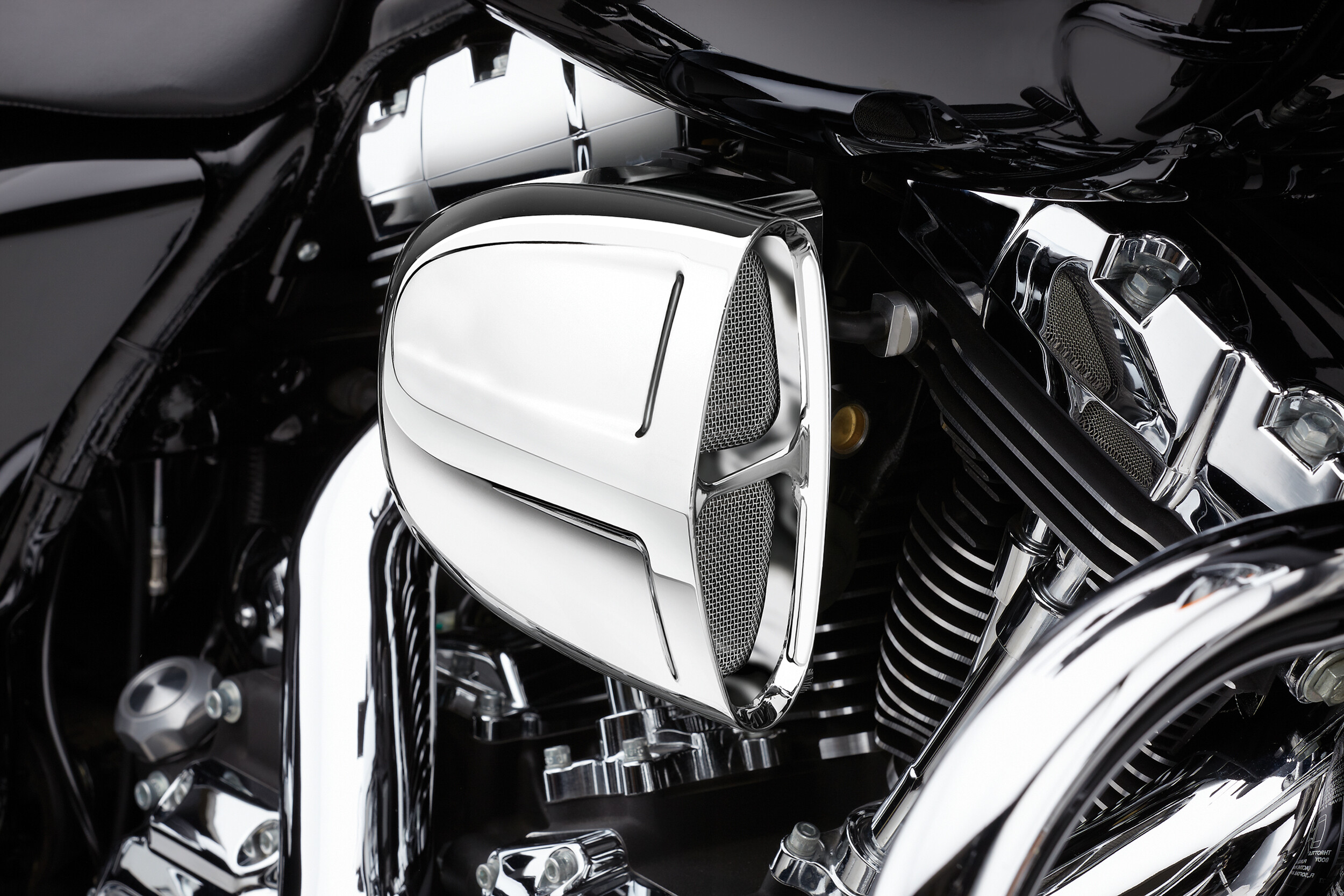 COBRA (606-0102-SB) POWRFLO AIR INTAKE SYSTEM CHROME SOFTAIL/DYNA 00-17 ...