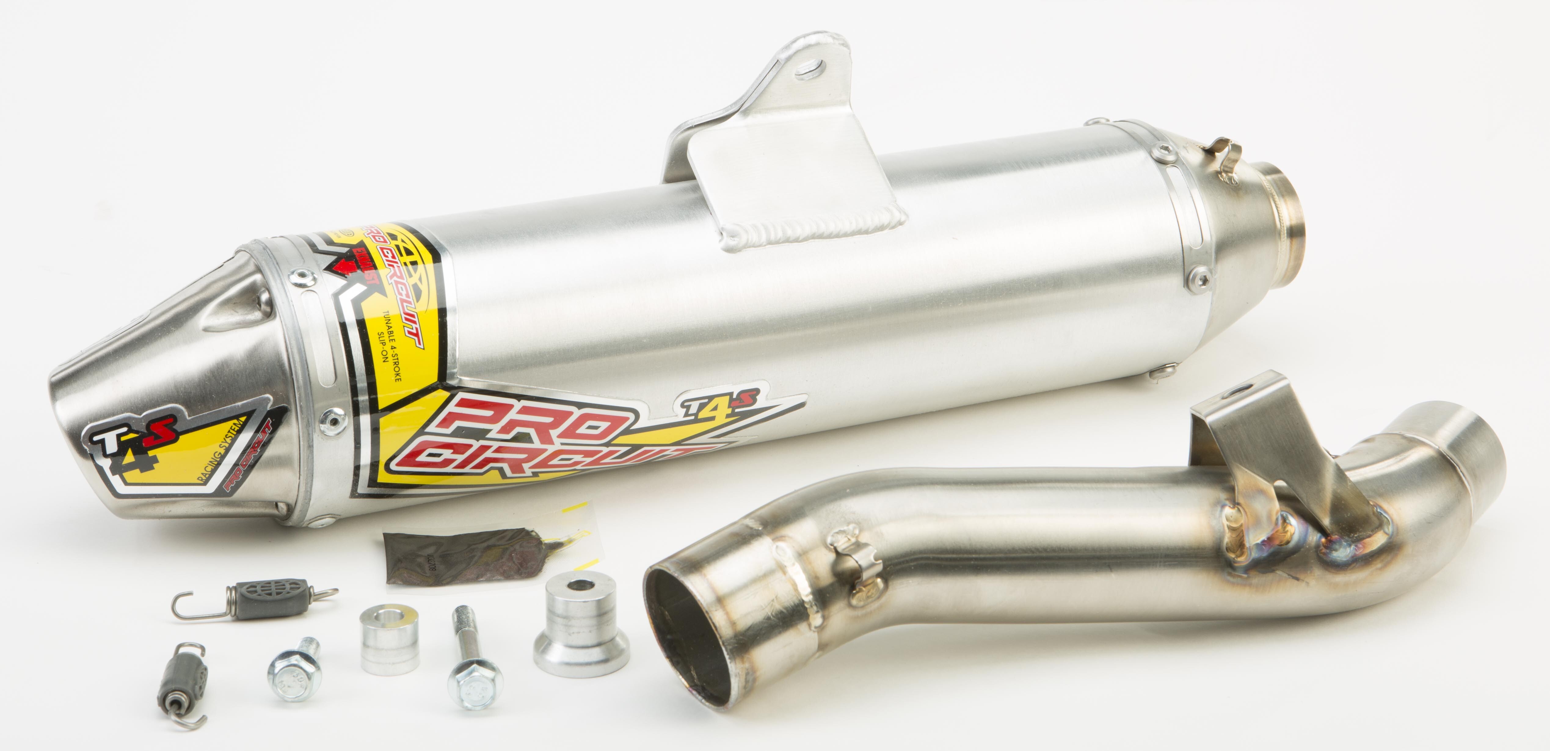 Pro Circuit T4 Slip On Exhaust Muffler w Spark Arrestor 1