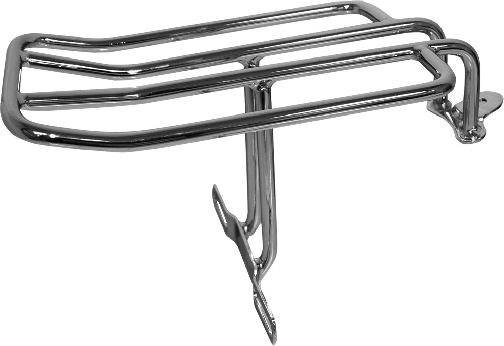 Harddrive Chrome Luggage Storage Rack