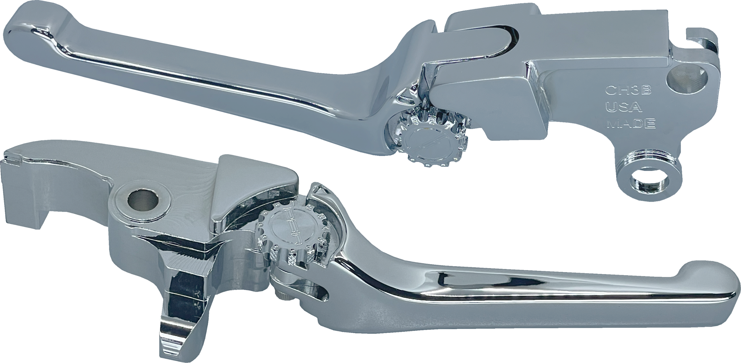 ANTHEM LEVER SET CHROME CVO FLHX/FLTR23-26 FLHX/FLTR24