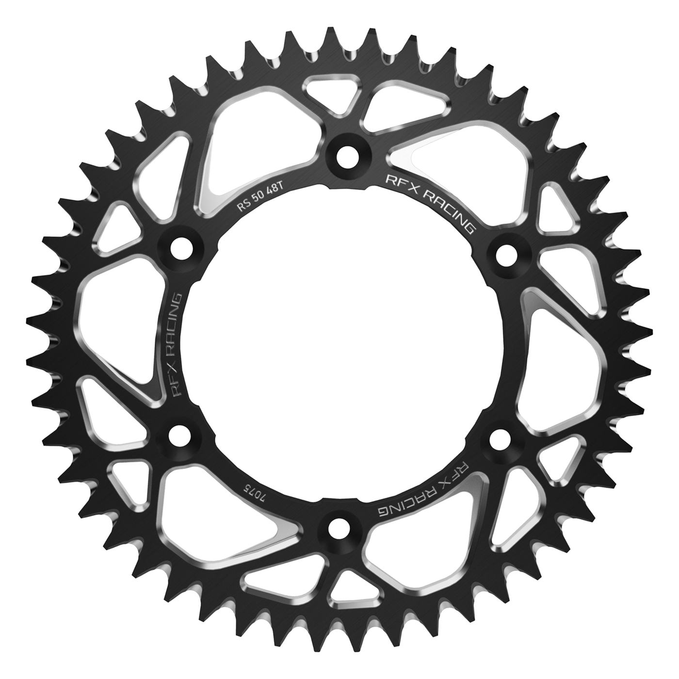 ALUMINUM REAR SPROCKET 46T BLACK KTM/HUSQ/GAS