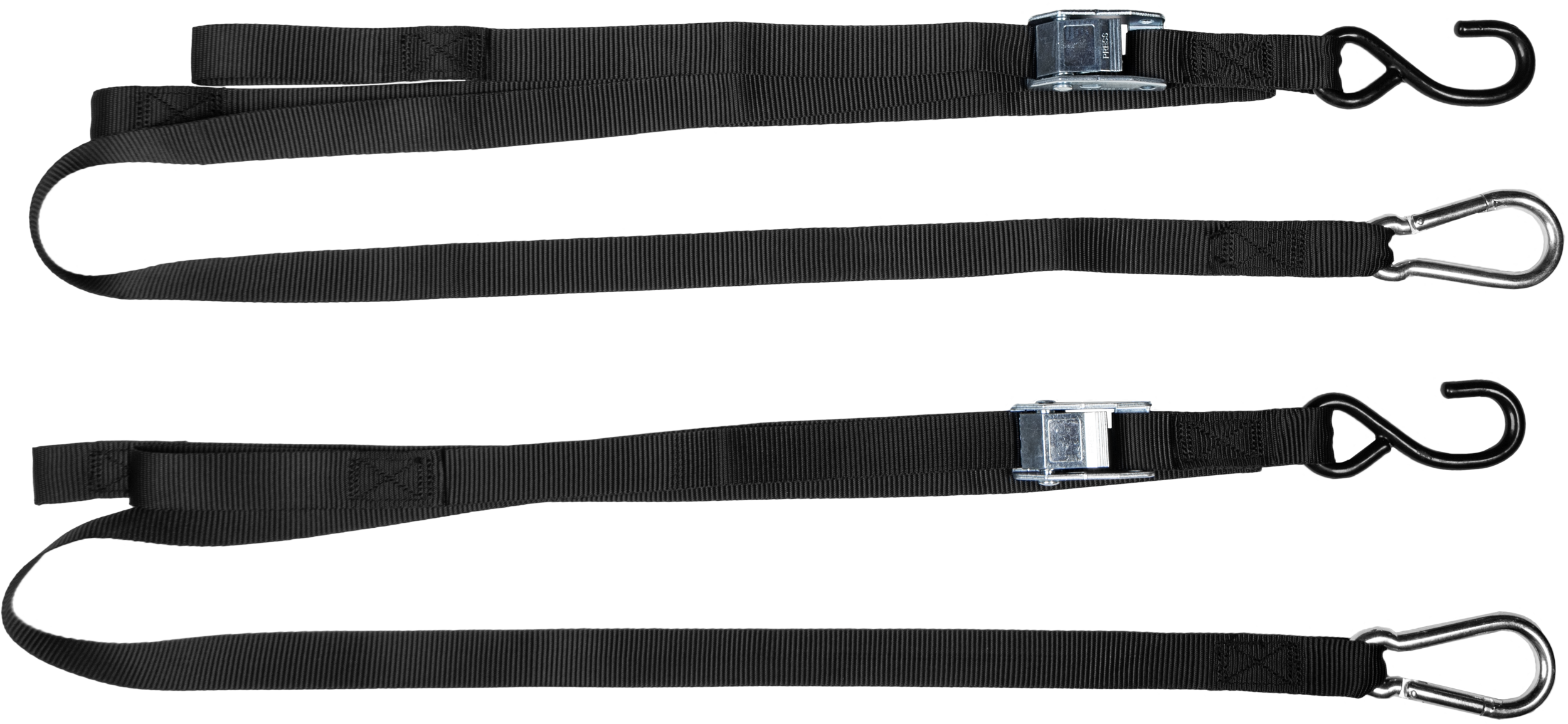 1" X 6' TIE-DOWN SOFT-TIE BLACK 2/PK