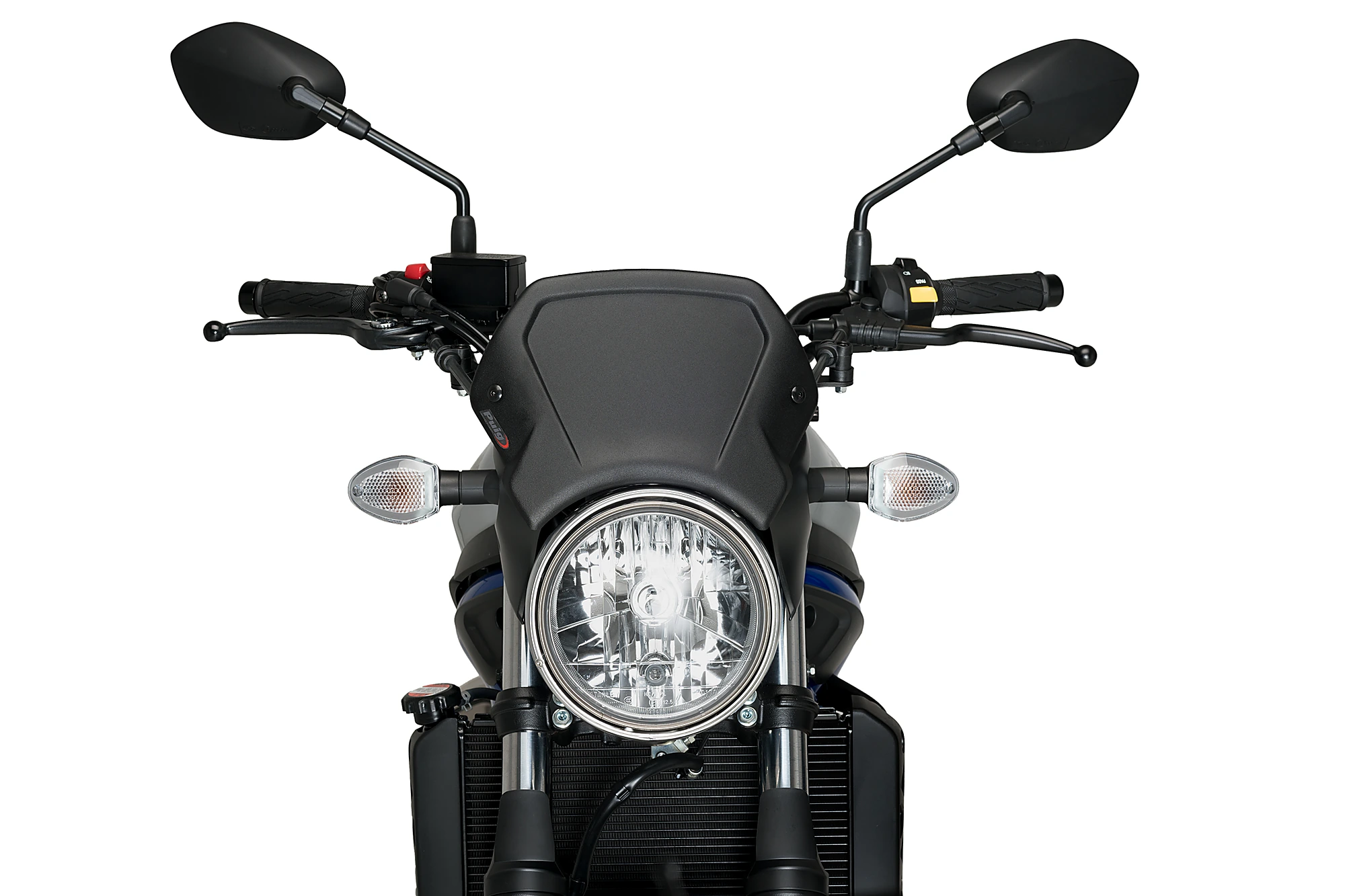 ALUMINIUM FRONT PLATE BLACK
