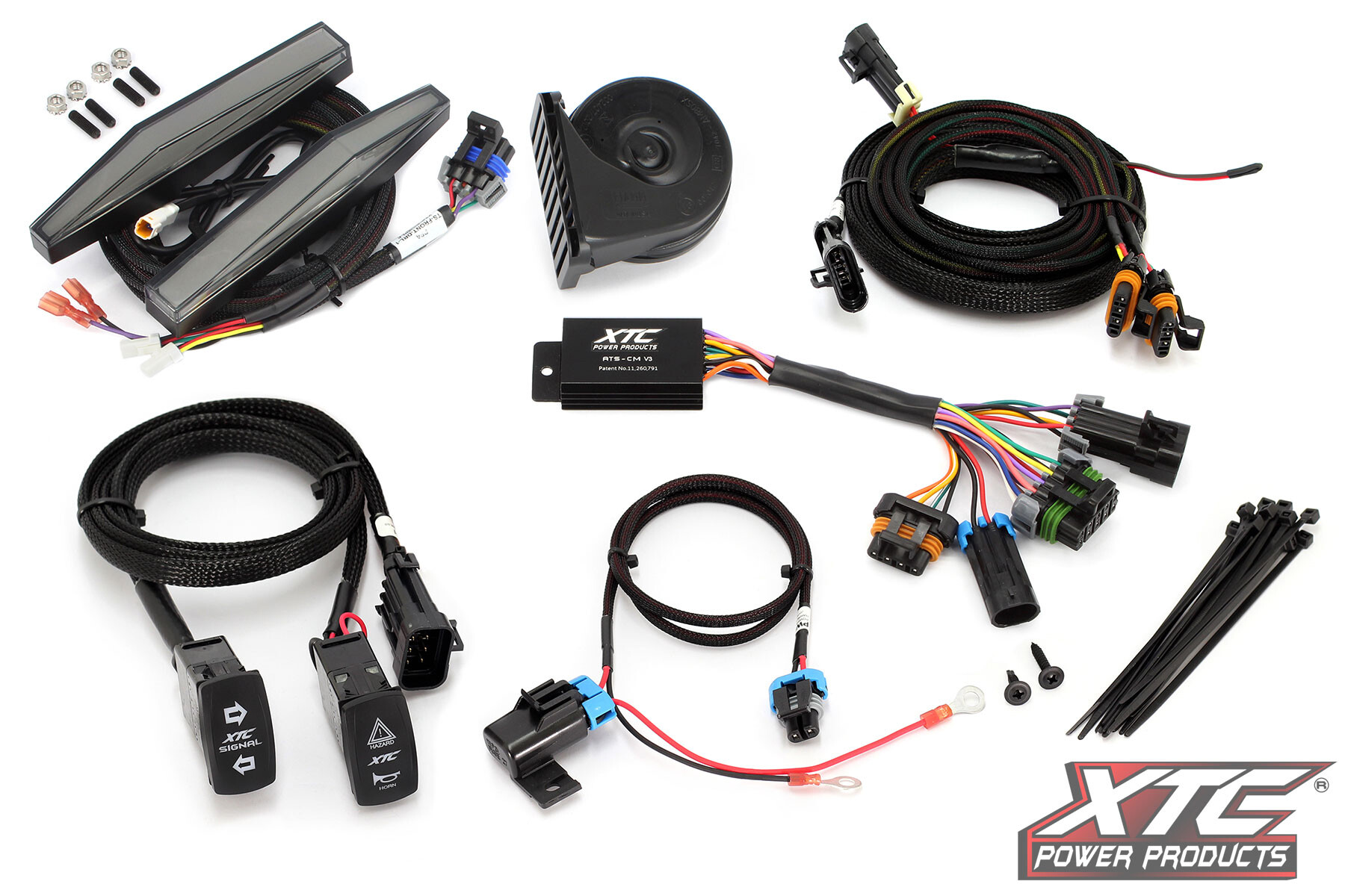 AUTO TURN SIGNAL KIT W/ HORN AND FRONT DRL LIGHTS CAN