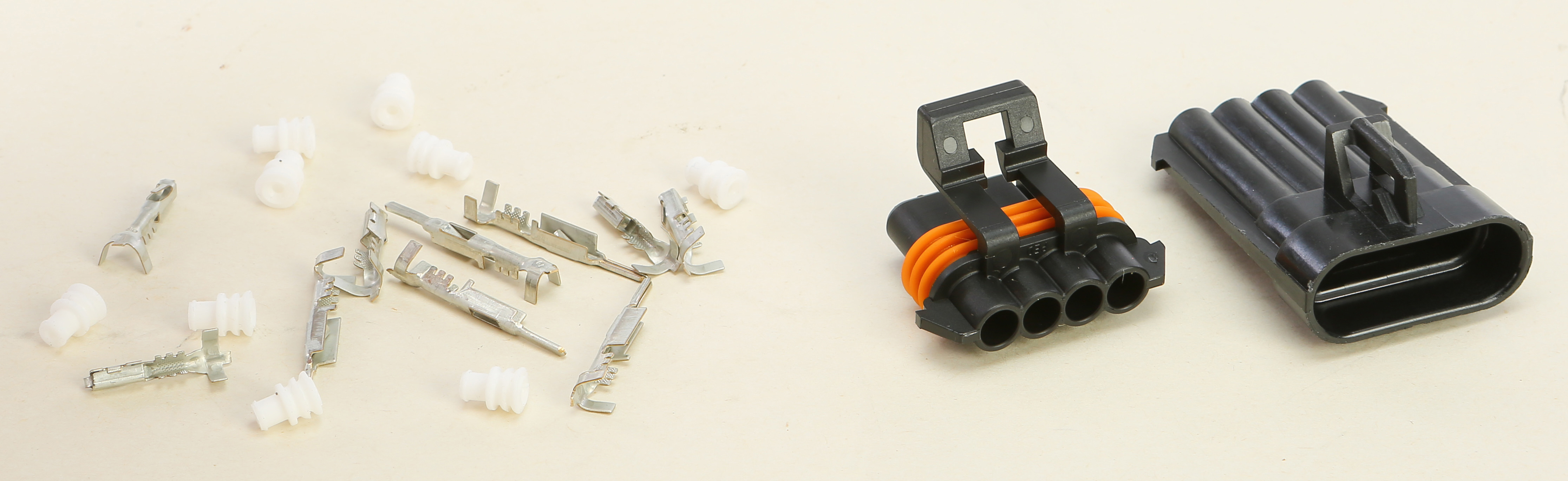 CONNECTOR KIT 4 PIN DELPHI Hudons Powersports & Snowmobile Parts New