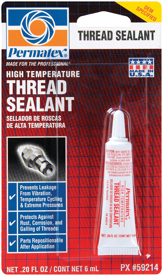 HIGH TEMPERATURE THREAD SEALAN SEALANT 50ML Permatex 59235 eBay