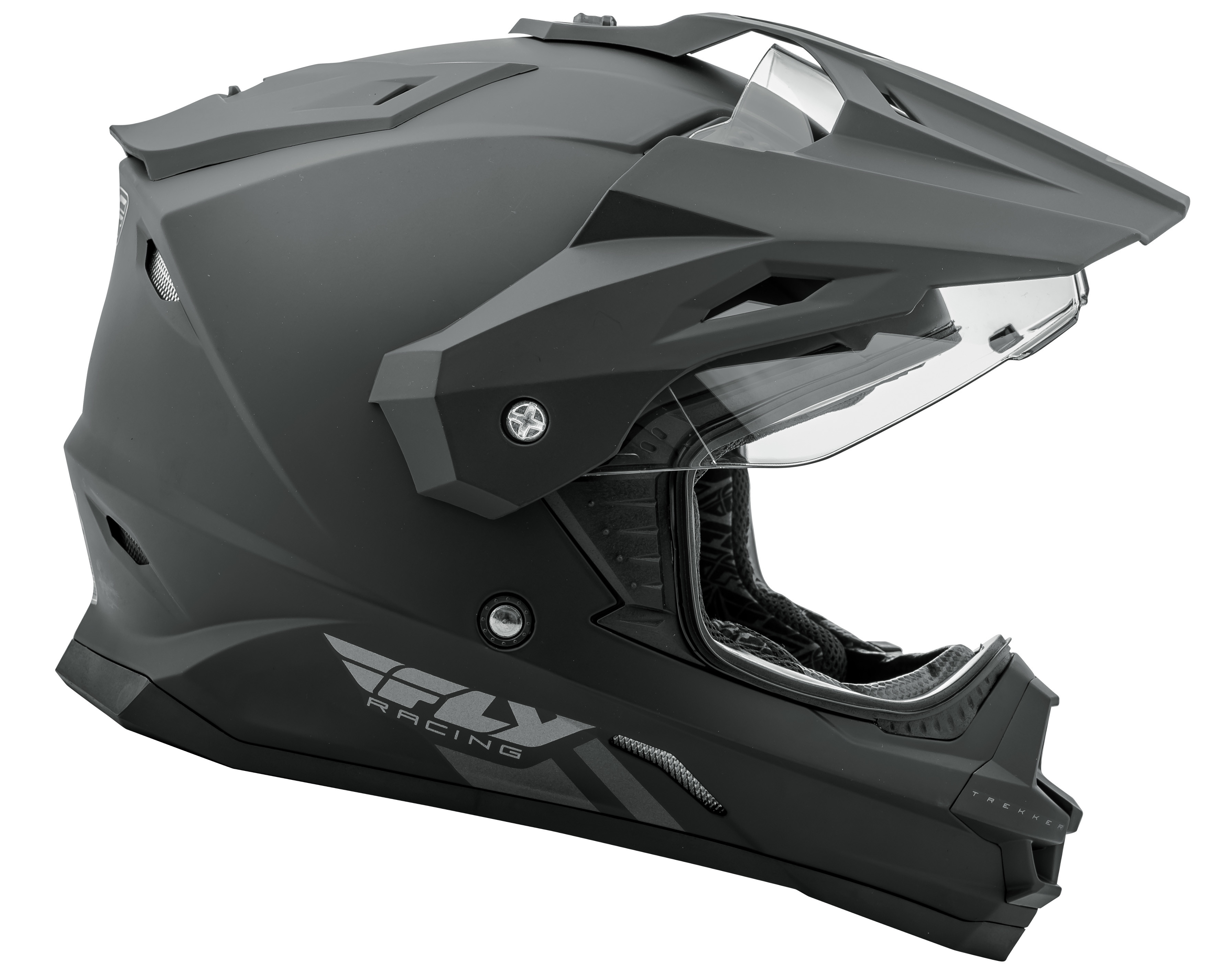 *Fast Shipping* FLY TREKKER MOTORCYCLE HELMET Black, White, Yellow, Silver..