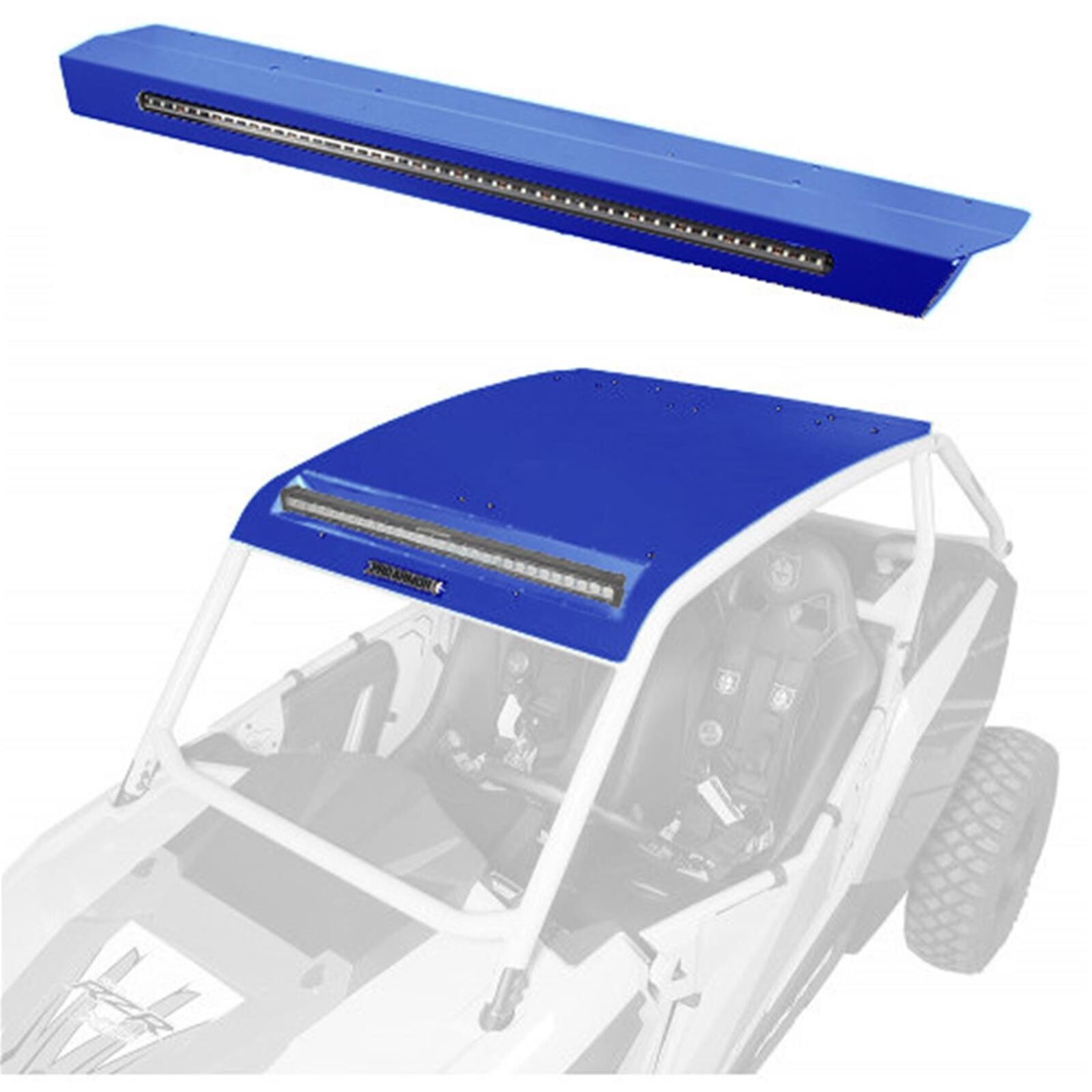 ASYLUM ROOF W/REAR LIGHT & LIGHT BAR POCKET POLARIS BLUE